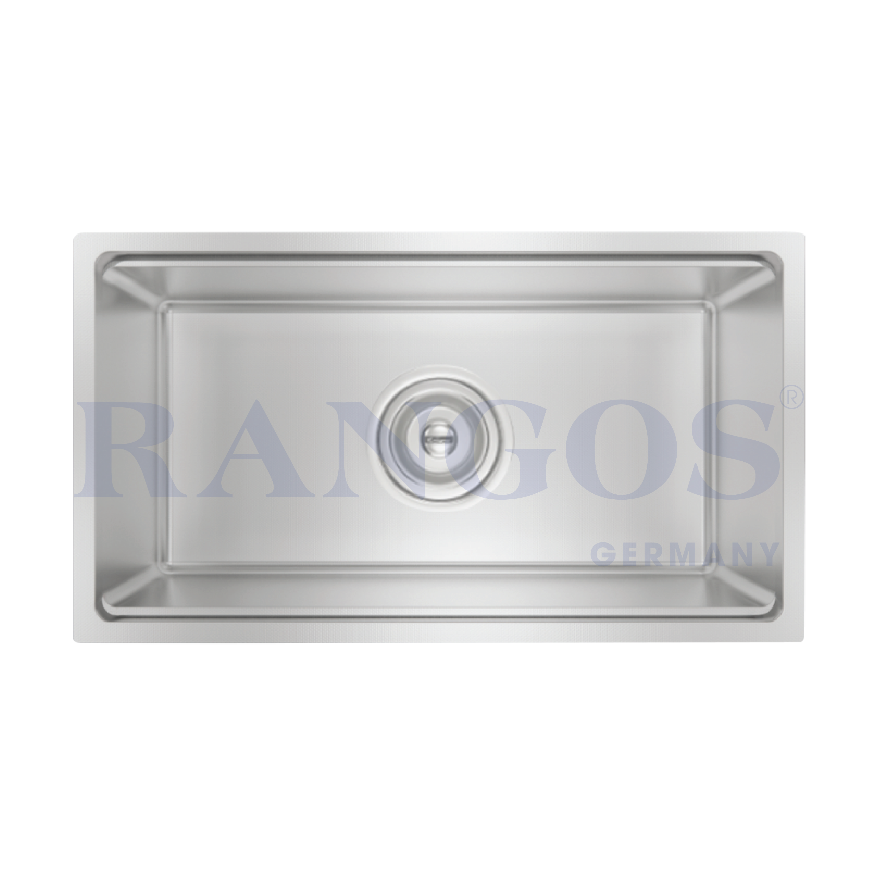 CHẬU RỬA BÁT HANDMADE 1 HỐ LỚN ÂM BÀN CÓ GIẬT CẤP RGS-7843-G1C