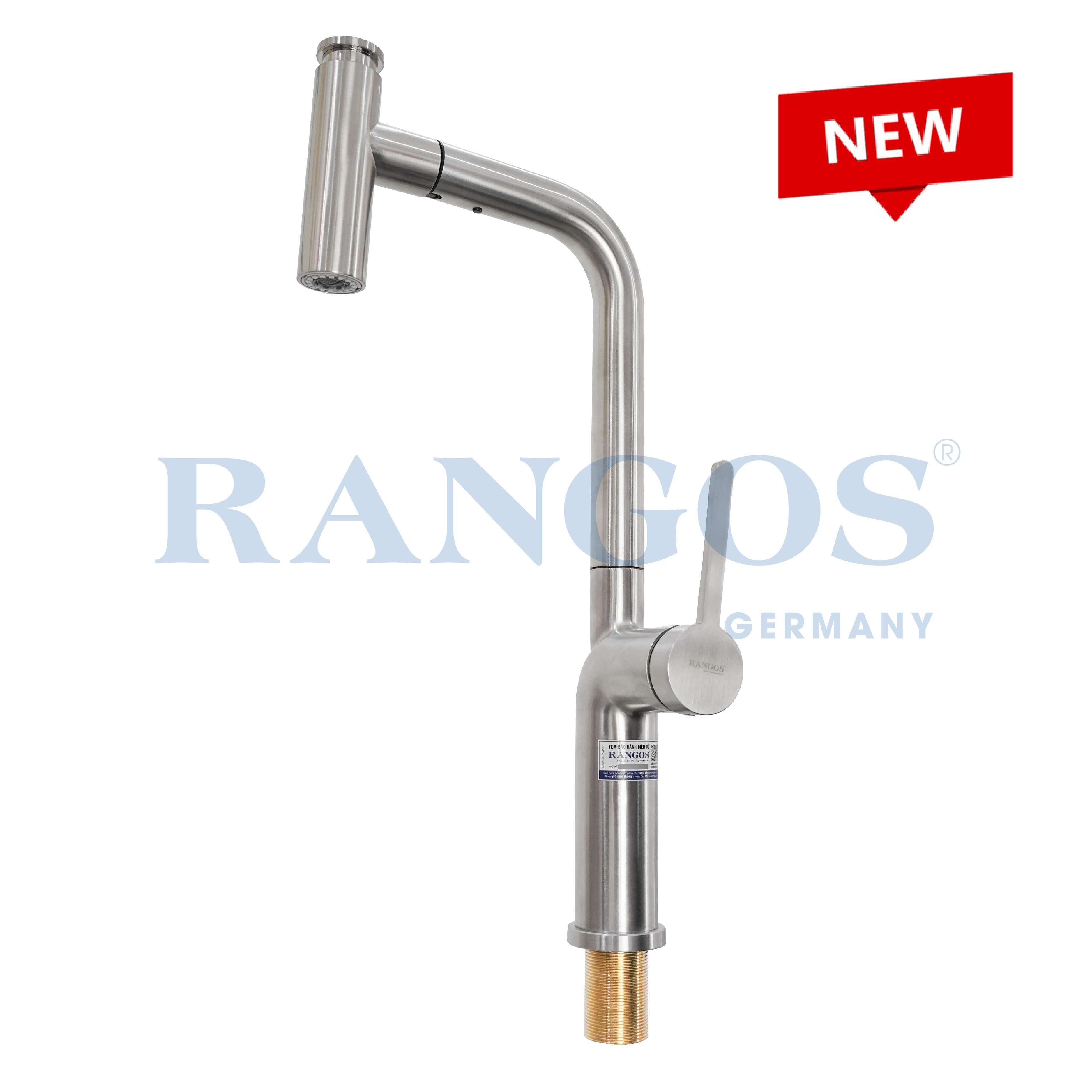 Vòi rửa bát rút inox RG-530