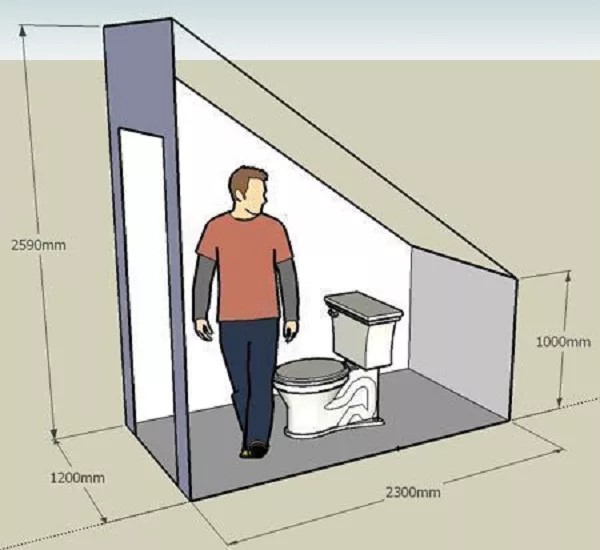 Kích thước nhà vệ sinh dưới cầu thang: Khi nhà bạn quá nhỏ và không đủ không gian để đặt toilet, xây nhà vệ sinh dưới cầu thang là một giải pháp tiện lợi. Tuy nhiên, với không gian hạn chế, bạn cần biết cách sử dụng đúng kích thước để tối ưu hóa không gian và đảm bảo tiện nghi cho người sử dụng. Hãy xem hình ảnh về kích thước nhà vệ sinh dưới cầu thang mà bạn nên lưu ý.