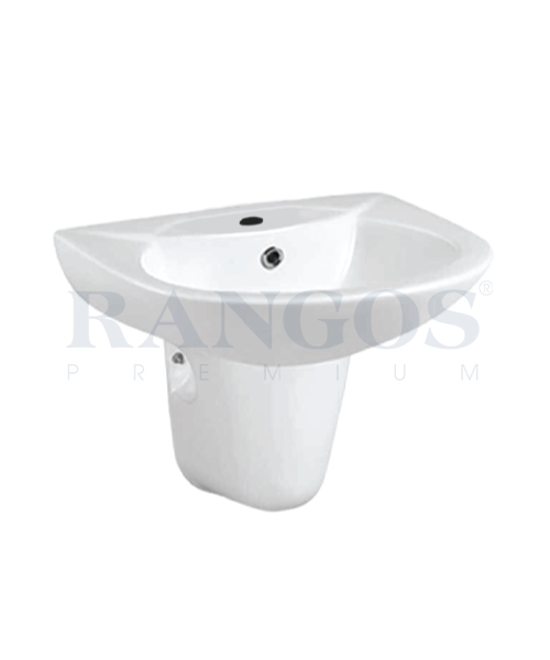 Chậu rửa lavabo chân lửng Rangos RG-6006-1