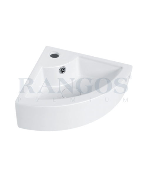 Chậu rửa lavabo treo góc tường Rangos RG-80011